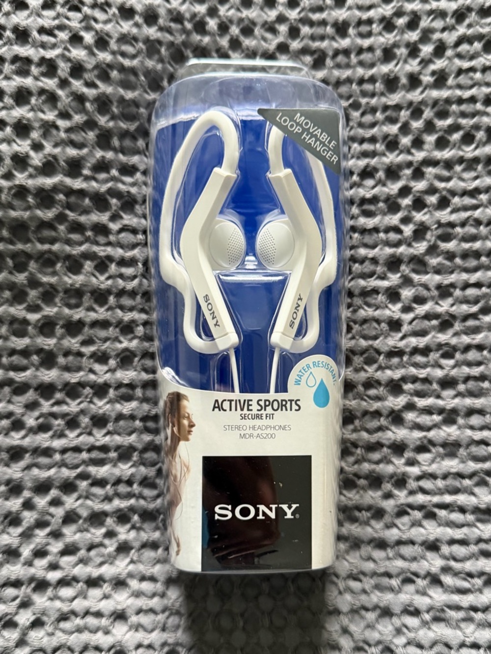 Sony MDR-AS200 Clip-On Sports Earphones - White